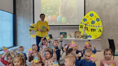 Zdjęcie do Lekcja biblioteczna przedszkolak&oacute;w o Wielkanocy