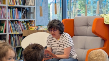 Zdjęcie do Zer&oacute;wkowicze wysłuchali &bdquo;Basi w bibliotece&rdquo;