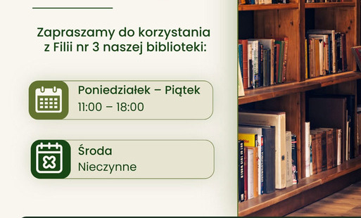 Godziny pracy Filii nr 3